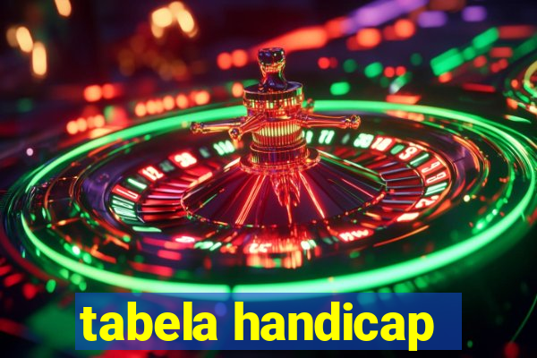 tabela handicap